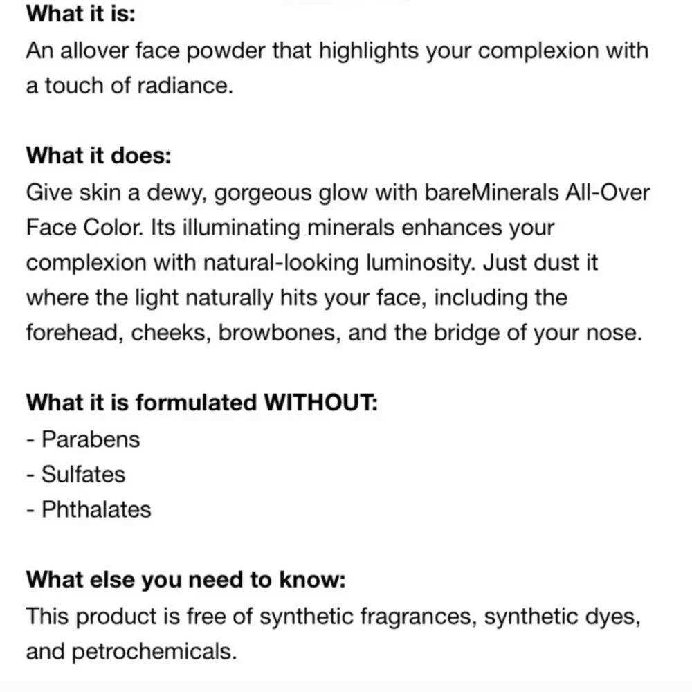 🆕 Bareminerals All-Over Face Color WARMTH
